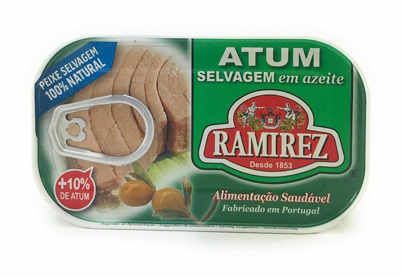Cá ngừ ngâm dầu oliu ramirez 120gram - bồ đào nha