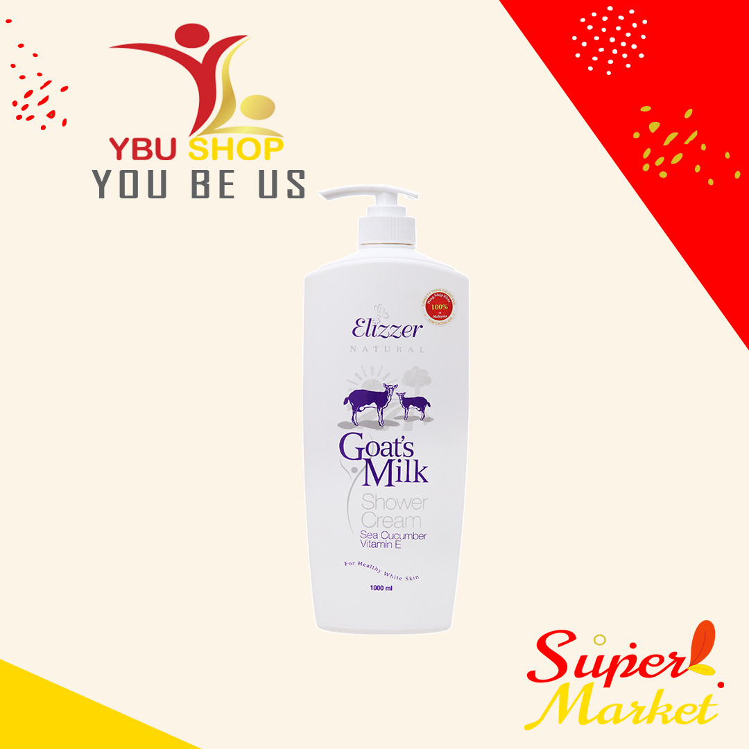 Sữa tắm Elizzer Natural tinh chất sữa dê 1 lít