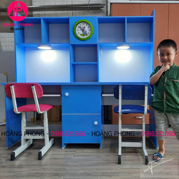 Bàn học đôi - Bàn học nhựa đài loan 👉Hàng cao cấp 🚛 [ Freeship hoả tốc 2h]