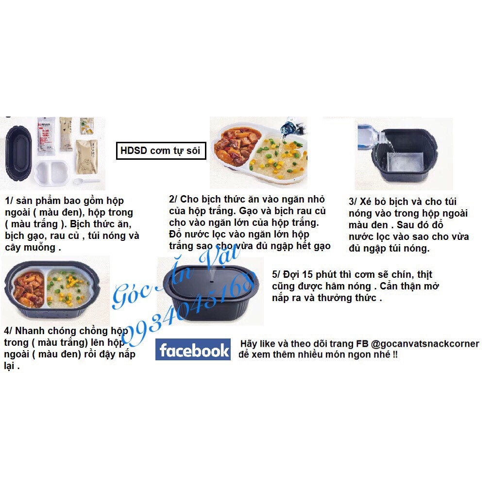 Cơm tự sôi - Lẩu tự sôi ( Tiêu Chiến - Khai Tiểu Táo )