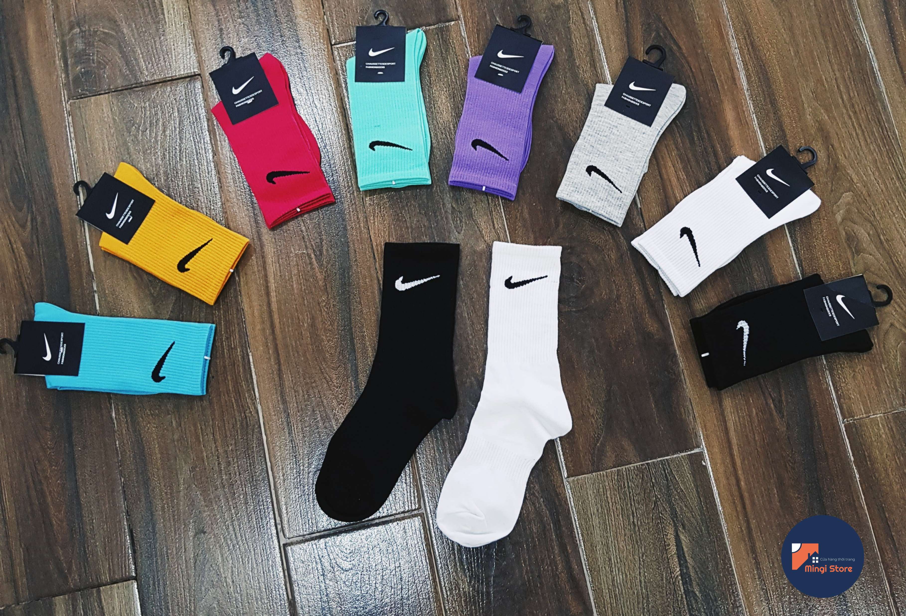Tất/vớ Nike cao cổ thể thao nam nữ