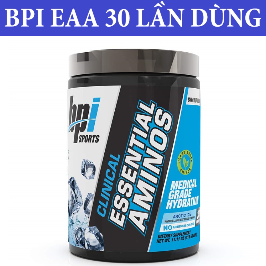 Thực phẩm dinh dưỡng bpi essential aminos eaa 30 lần dùng