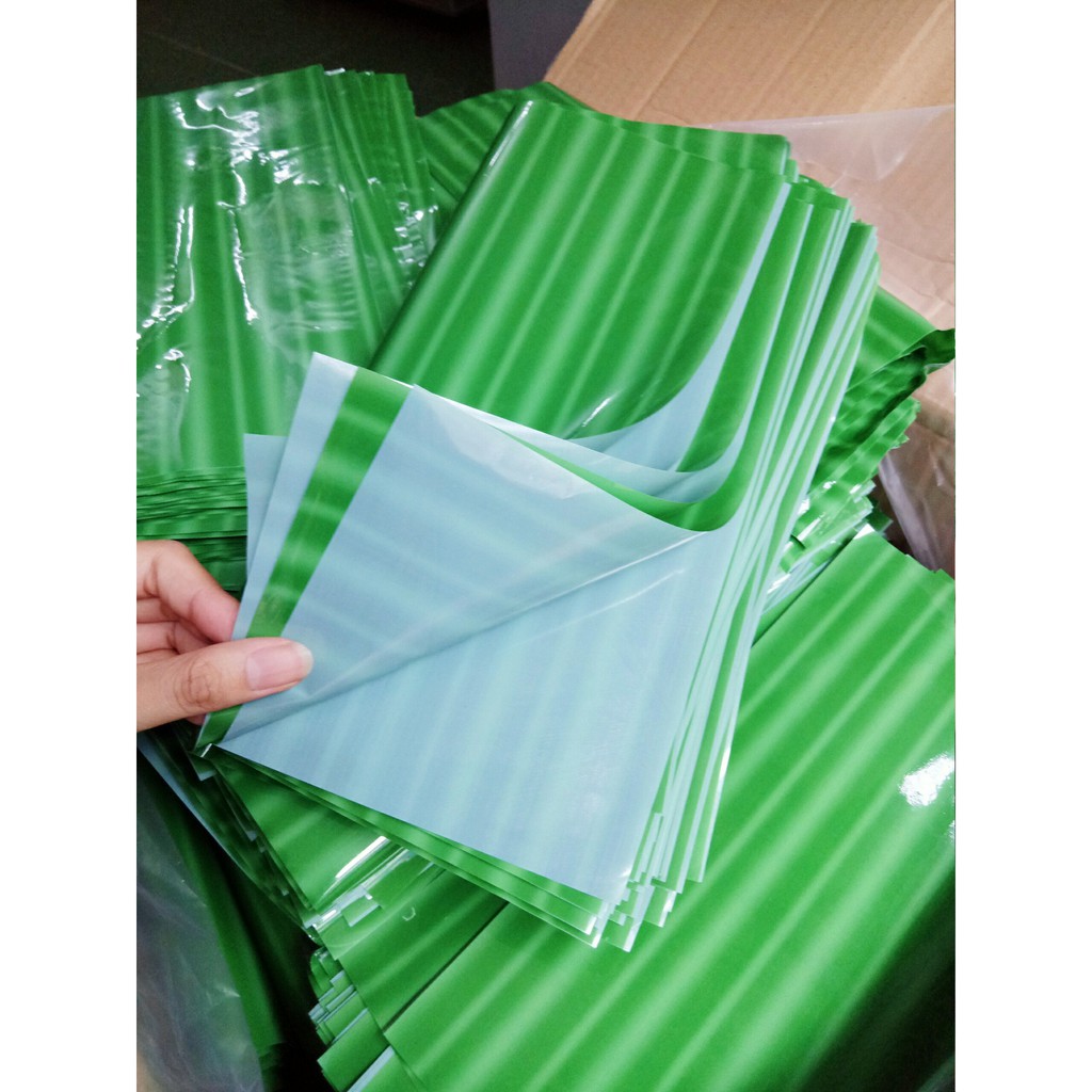 0.5kg Lá chuối giả - Lá Chuối Plastic an toàn, hợp vệ sinh thực phẩm để gói nem giò chả, bánh chưng,...