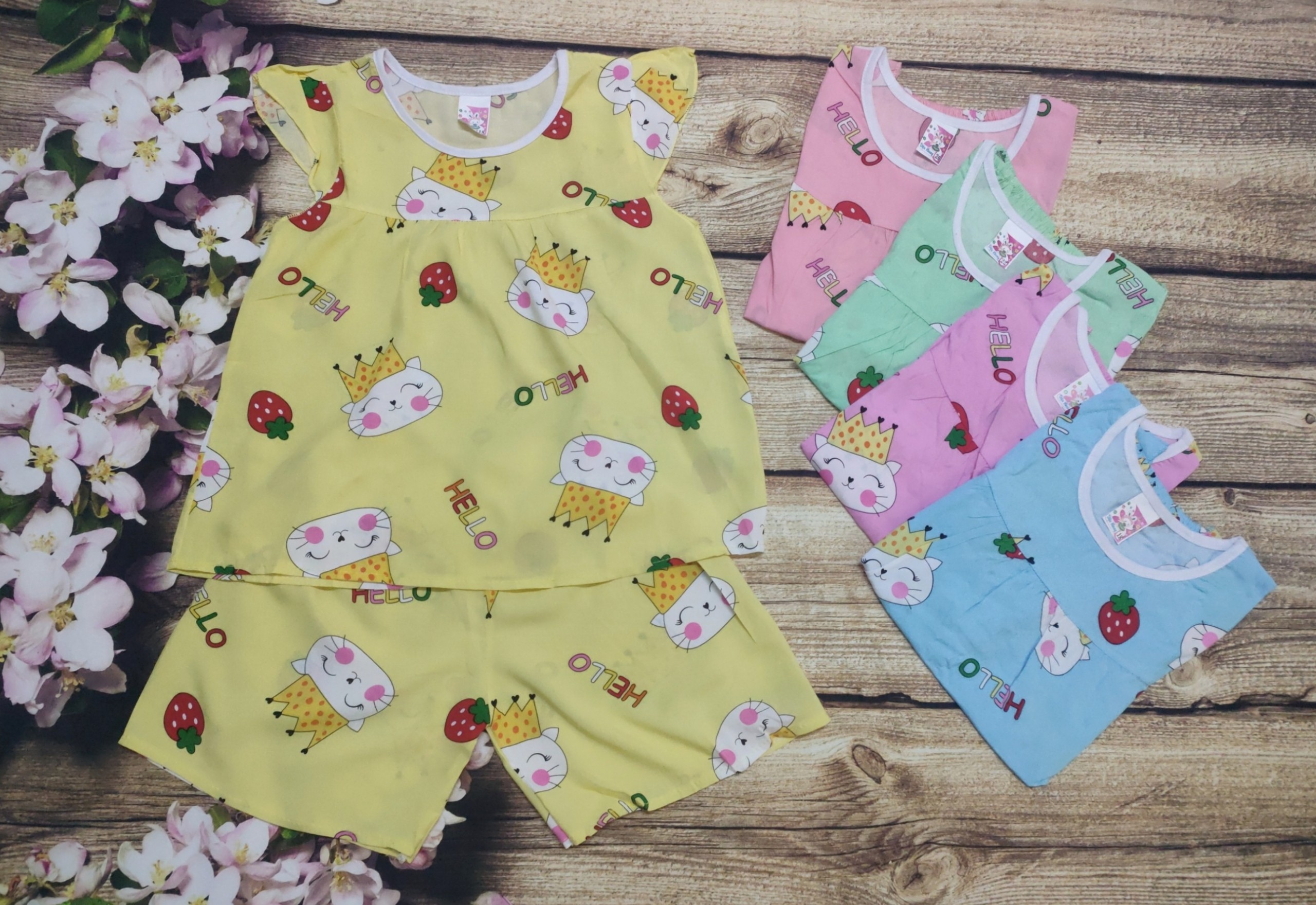 Đồ bộ tole cho bé gái