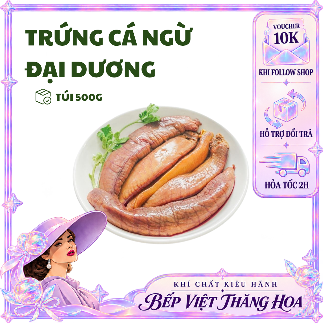 [HỎA TỐC HCM] Trứng Cá Ngừ Đại Dương 500g Béo Mềm