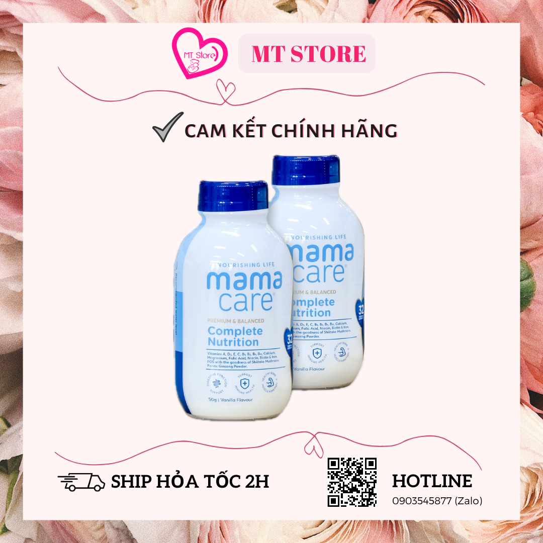 [DATE 5/2026] Sữa MAMACARE COMPLETE NUTRION chai 50G tiện lợi, nhỏ gọn dễ mang đi