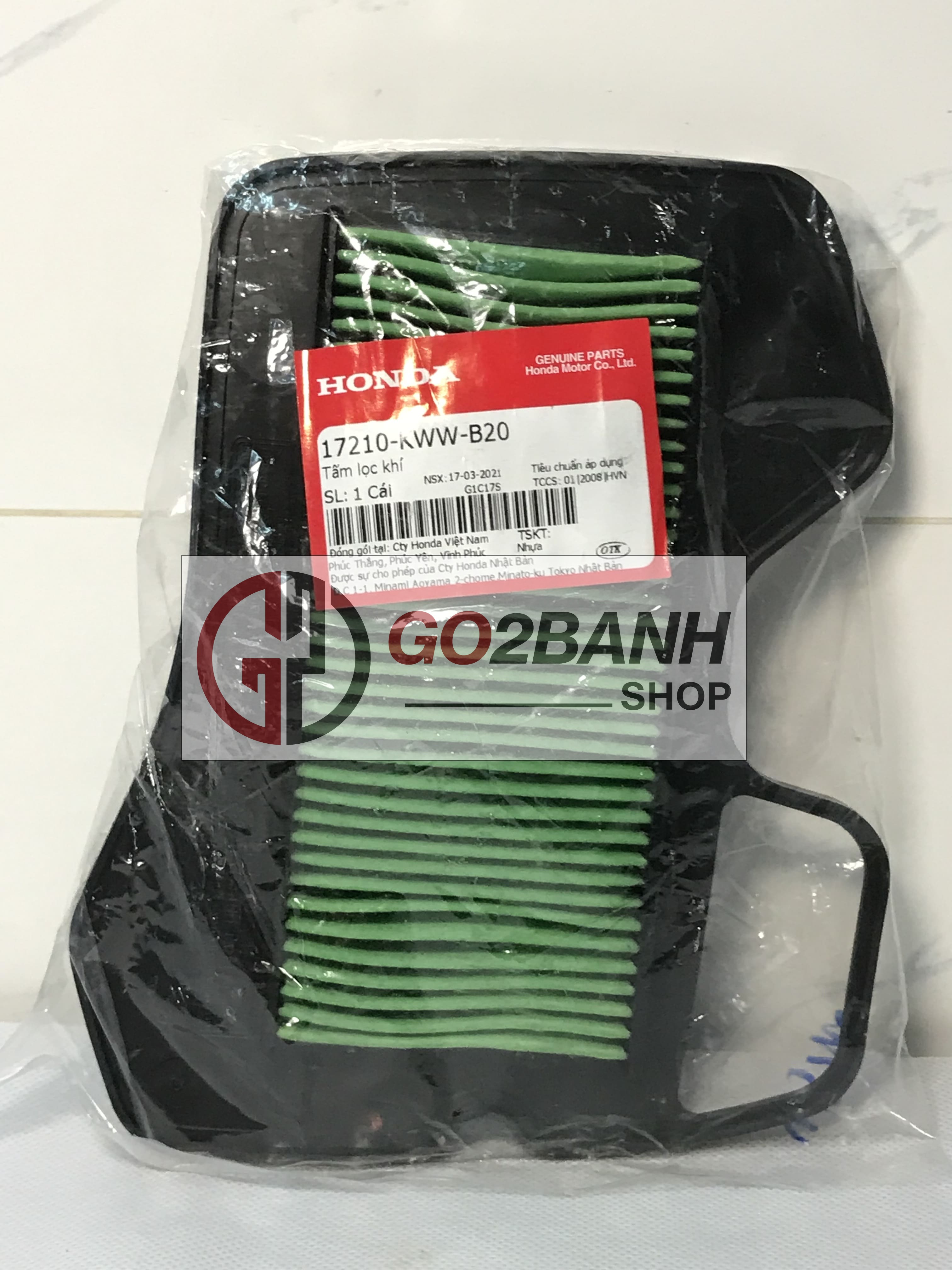 Lọc gió honda wave s110 và rsx 2008 chính hãng