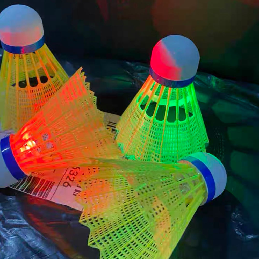 Đồ chơi thể thao, quả cầu đánh cầu lông, Quả Cầu Lông Có Đèn LED Phát Sáng Chất Lượng Cao