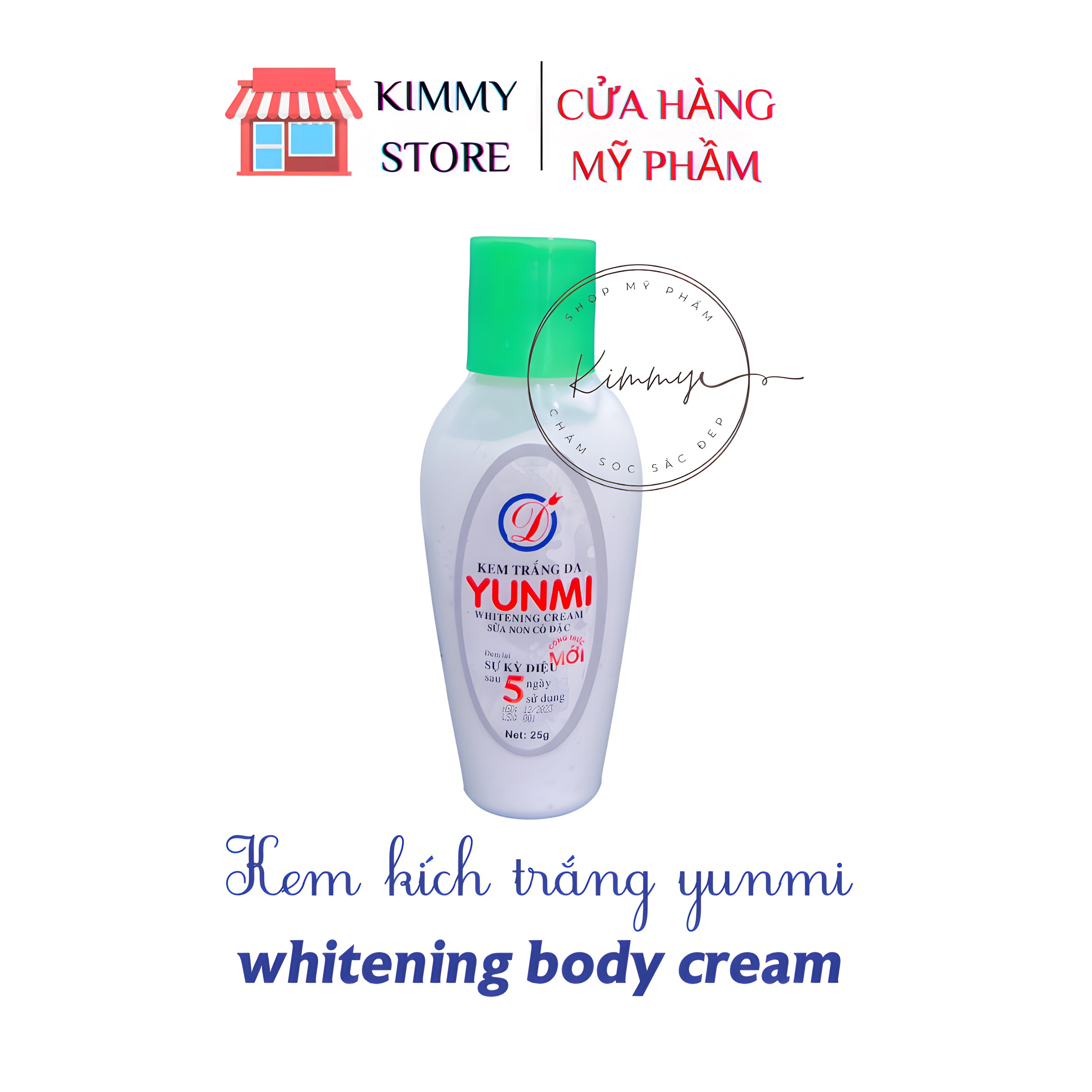 [HCM]Lẻ 1 lọ 10g kích trắng tẩy yunmi