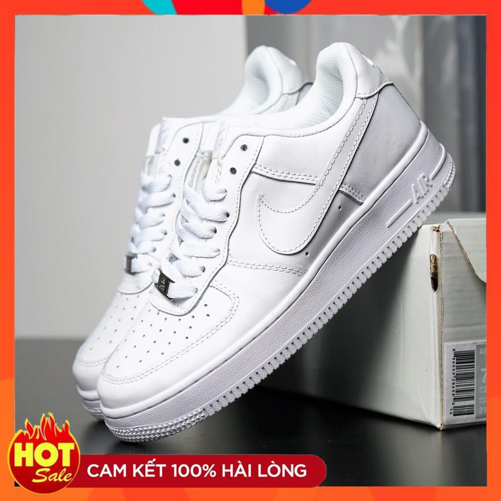 Giày Af1 full trắng hàng cao cấp dành cho nam nữ, 🅲🅷🅰🅸 🆅Ệ 🆂🅸🅽🅷 🅶🅸À🆈 10🅺, giày sneaker force trắng