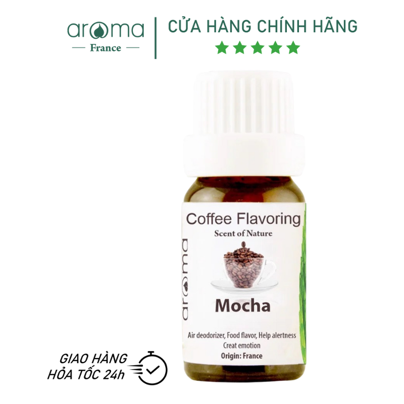 Tinh Hương Xông Nhà Cà Phê Aroma Khử Mùi Giúp Tỉnh Táo Nguyên Chất Nguồn Gốc Thiên Nhiên, tinh dầu thơm phòng, tinh hương cà phê, tinh dầu Aroma - 10ml/15ml/30ml/50ml