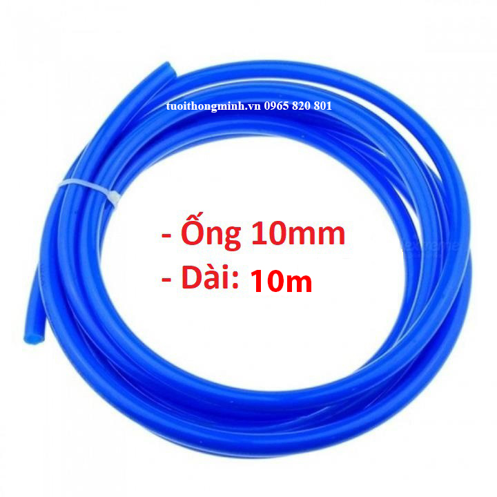 [ 10 mét ] Ống PU xanh 10mm