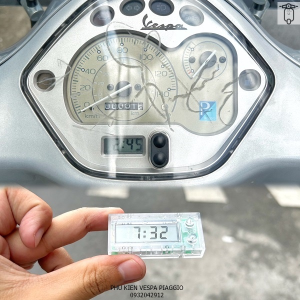 Đồng hồ điện tử cho vespa s / lx / liberty