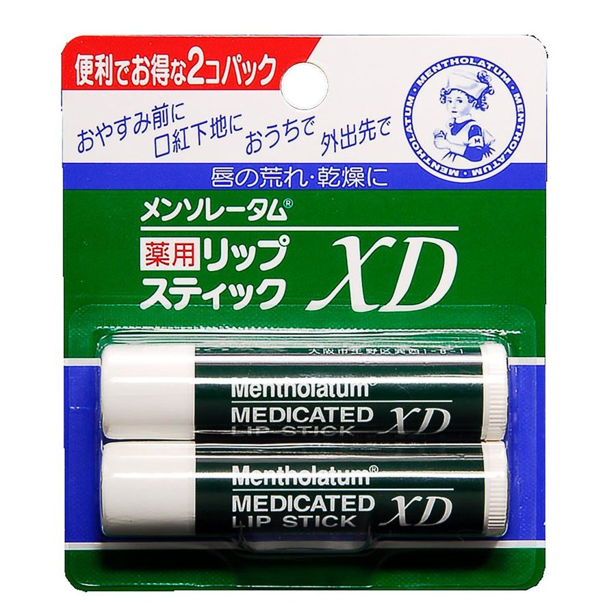 Son Dưỡng Môi Mentholatum Medicated Lipstick Nhật Bản Làm Mềm Môi Vị Bạc Hà - Japan Care Shop
