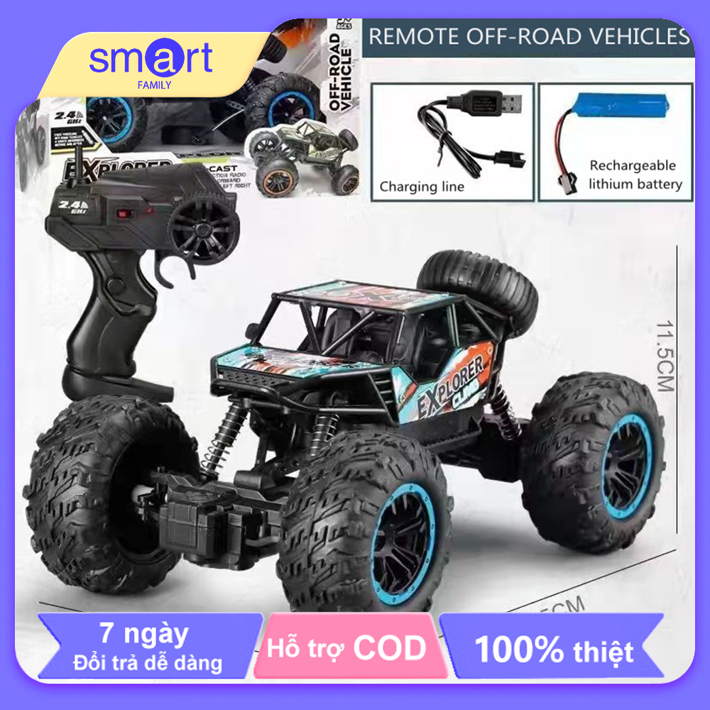 【Rẻ Xe RC 20KM/H Xe điều khiển từ xa 2.4GHz Xe tải quái vật Buggy Đồ chơi địa hình-Đồ chơi điều khiển từ xa xe