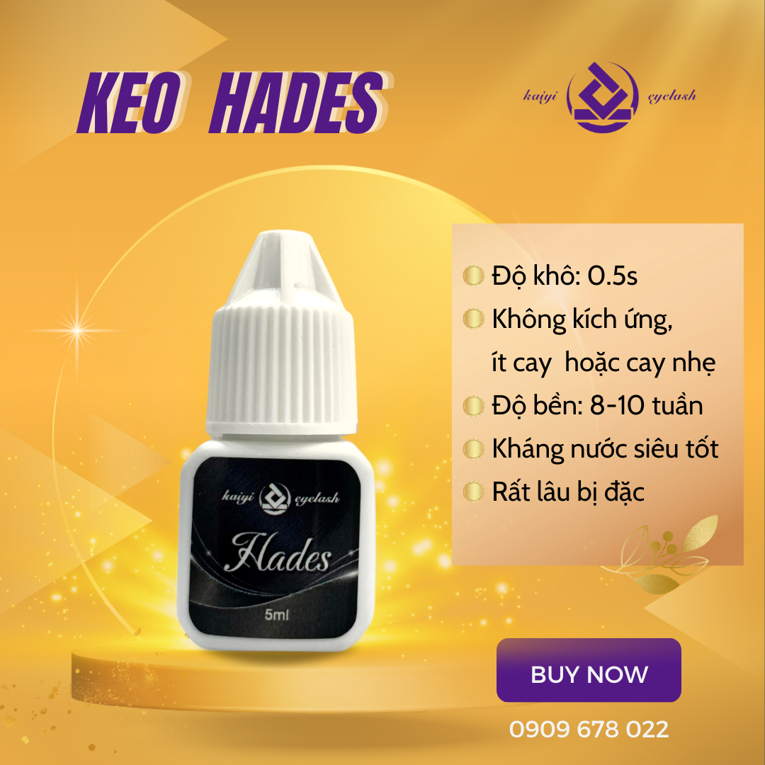 Keo nối mi hiệu Kaiyi Hades, nhập khẩu từ Đài Loan, Keo dính lâu - Kaiyi Eyelash