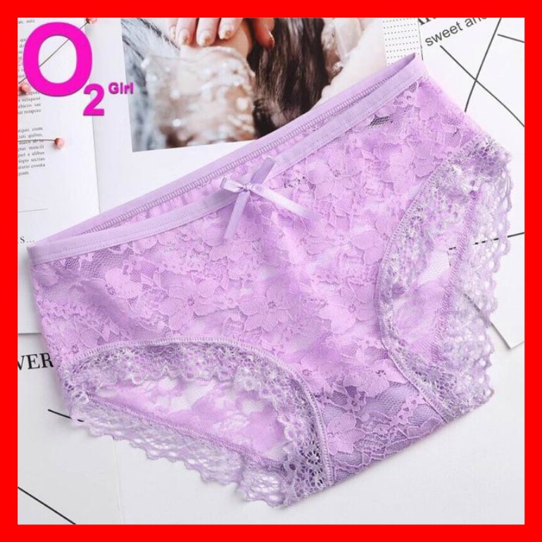 Combo 10 quần lót viền ren cạp nơ siêu đẹp, thoáng mát, siêu mềm mịn ...