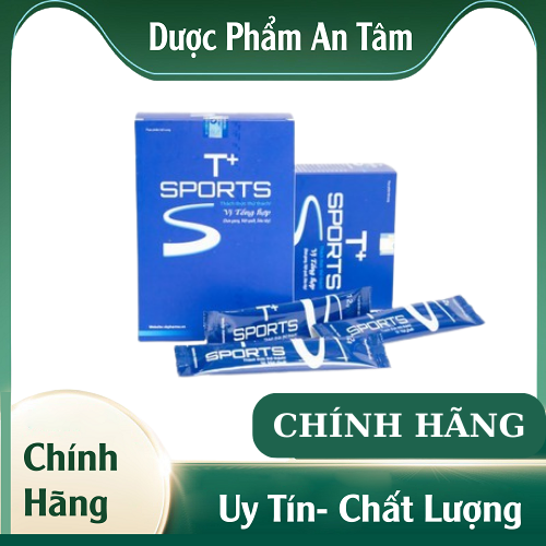 [ COMBO 2 HỘP ]  T+Sports Thức uống thể thao Giúp  bổ sung năng lượng lượng Giúp Bù Nước ( Vị Ngẫu Nhiên )