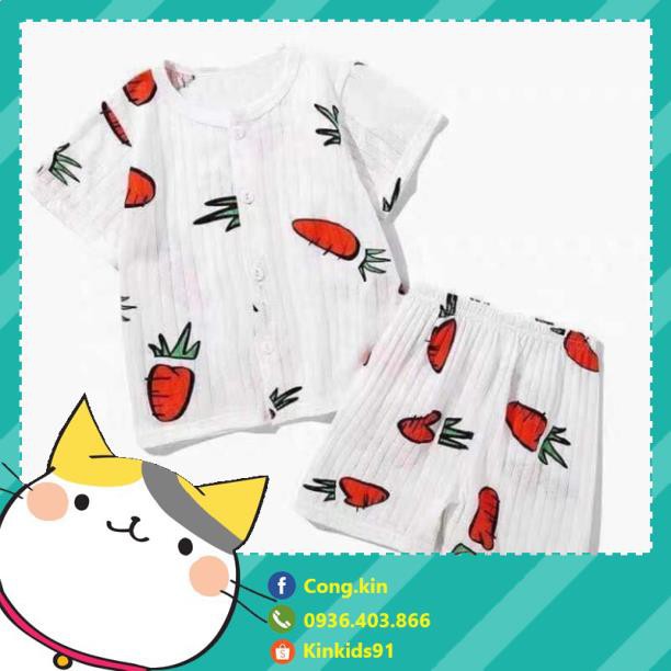 [Kinkids91] Bộ cotton giấy cho bé hàng QCCC