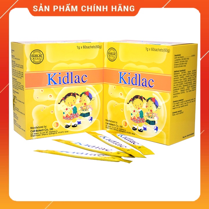 Men vi sinh hỗ trợ tiêu hóa cho trẻ Kidlac Hàn Quốc