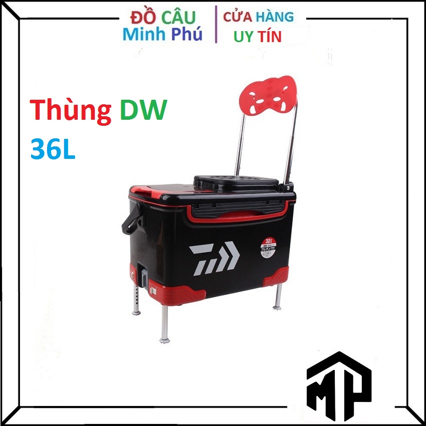 Thùng câu cá đa năng daiwa cấp cao dùng cho câu đài daiwa 32 lít đa năng