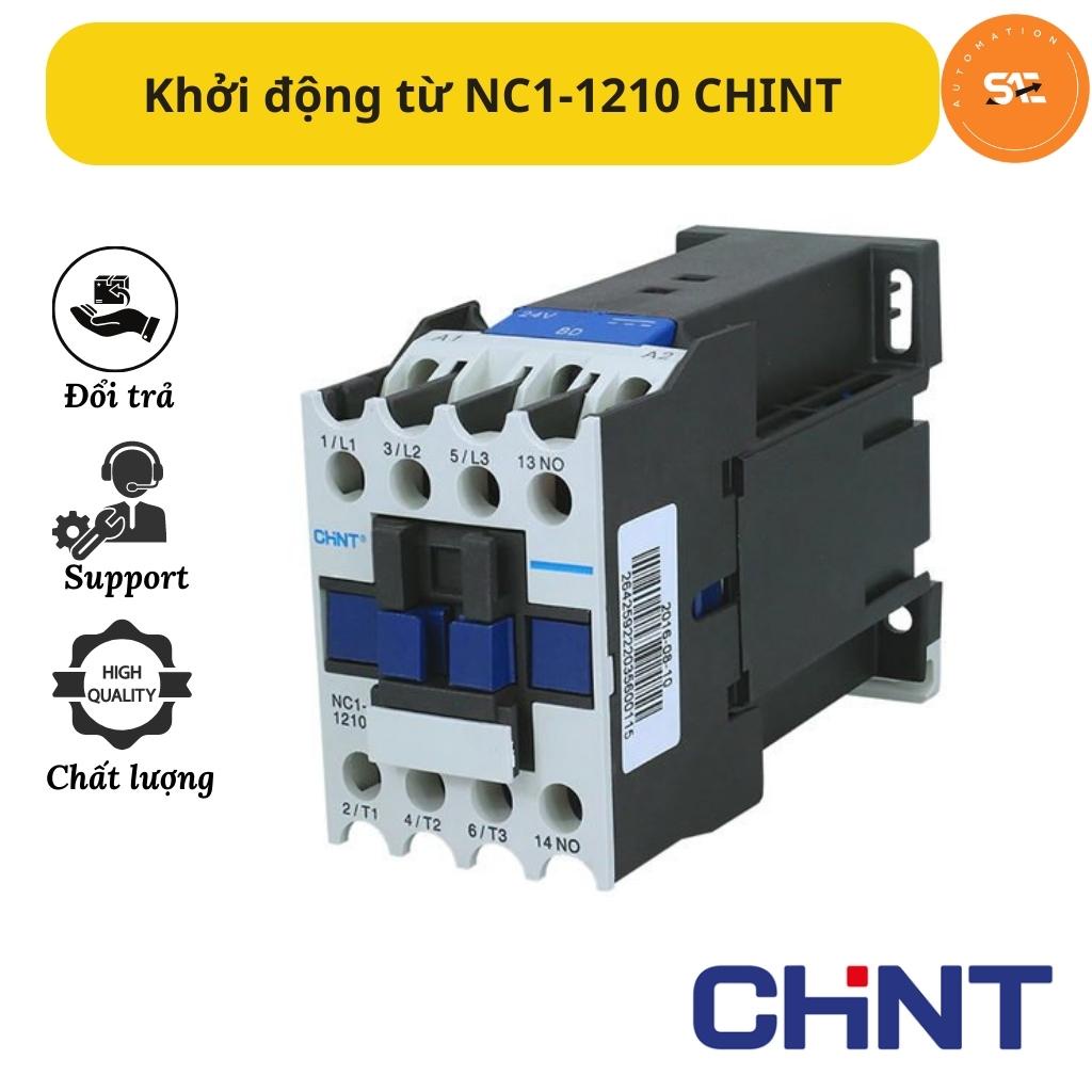 Khởi động từ 3p chint nc1-1210, contactor 3p chint 12a hàng chính hãng chịu tải lên đến 5,5kw