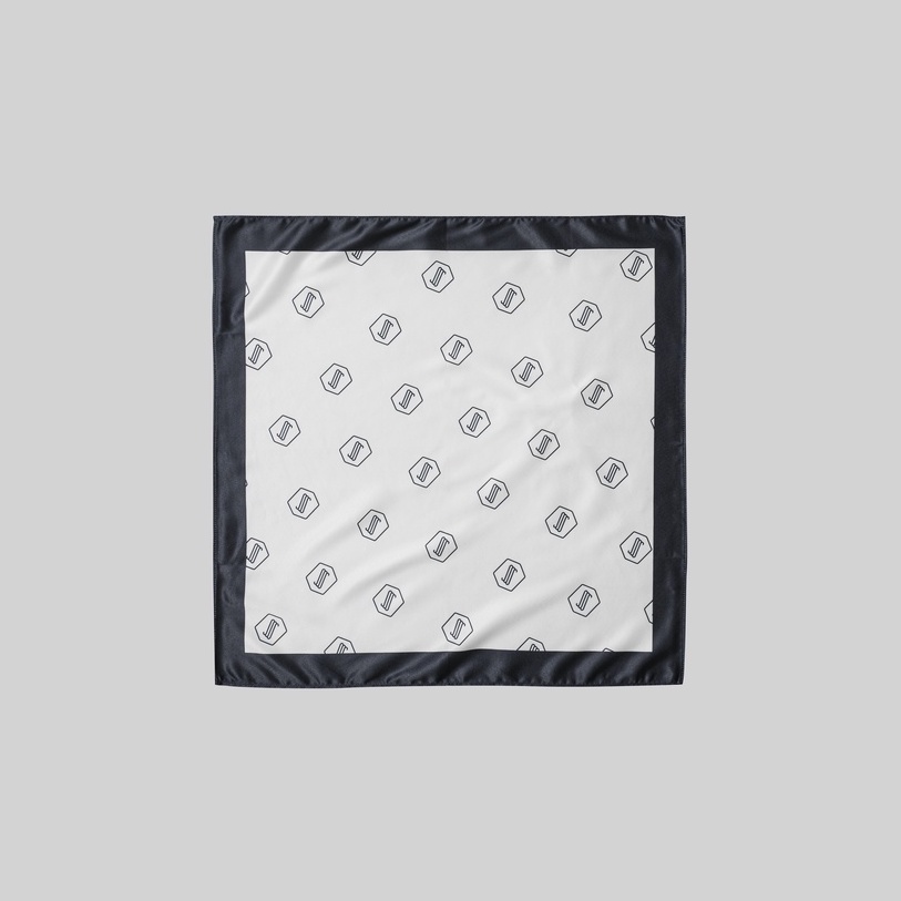 Khăn unisex, họa tiết logo ssstutter logo scarf