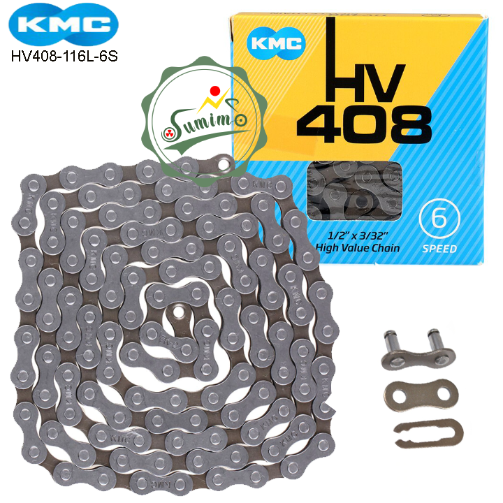 Sên KMC HV408-116L 6 Speed - Chính hãng