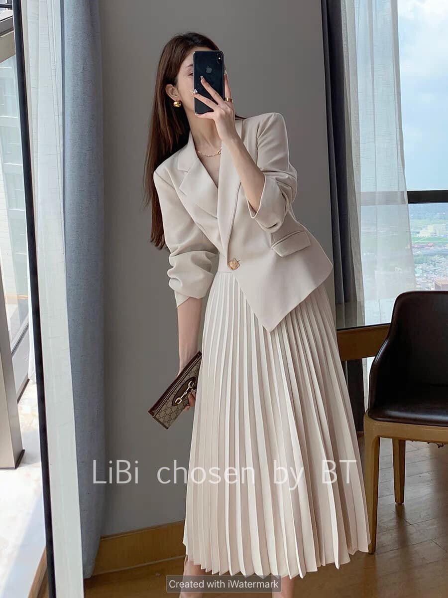 Váy thiết kế dang vest độc đáo sang trọng trẻ trung