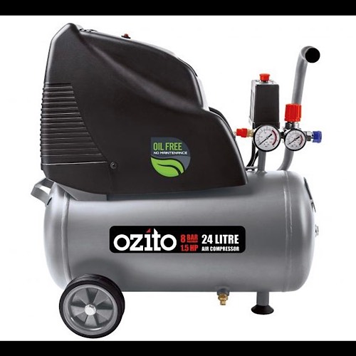 Máy nén khí không dầu 24l hiệu ozito acp-24151 mới 100% nhập khẩu úc