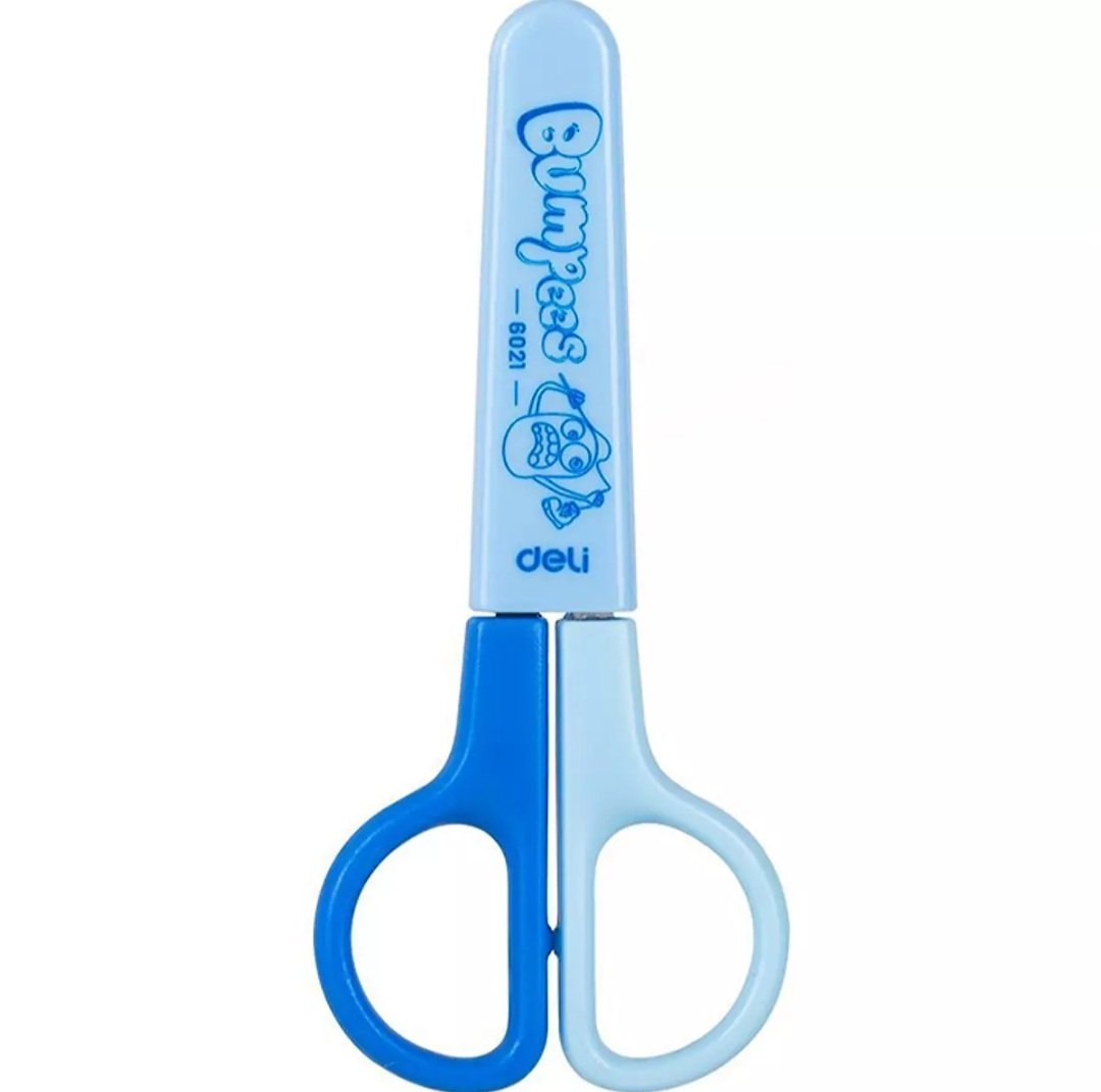 Kéo học sinh deli 6031/6032/6021 giúp bé làm thủ công thích hợp học sinh cấp 1