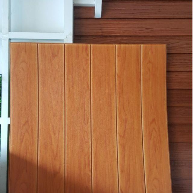 Combo 5 miếng Xốp dán tường 3d giả gỗ chống ẩm mốc bền,đẹp,chất lượng cao.