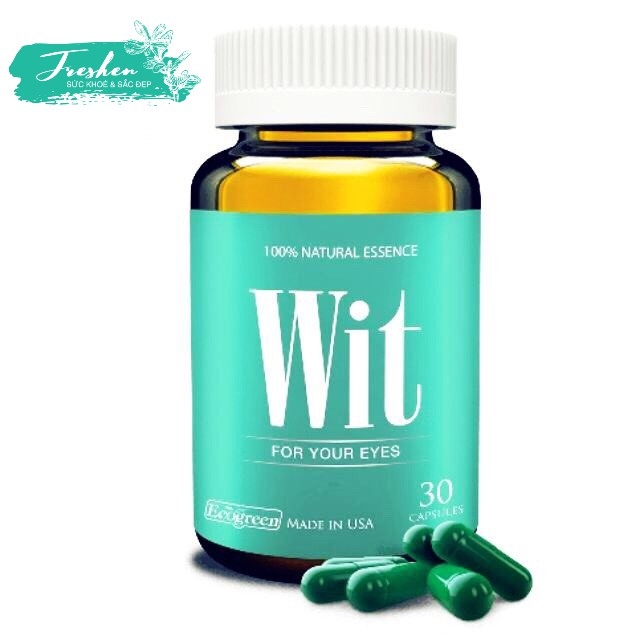 [HCM]Viên Uống Bổ Mắt Wit - Nhập Khẩu Từ Mỹ (30 Viên)