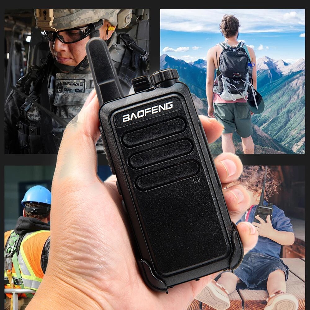 Máy bộ đàm Baofeng Mini R5 ( Âm thanh rõ, không rè, độ bền cực cao, Pin dung lương 18 tiếng)