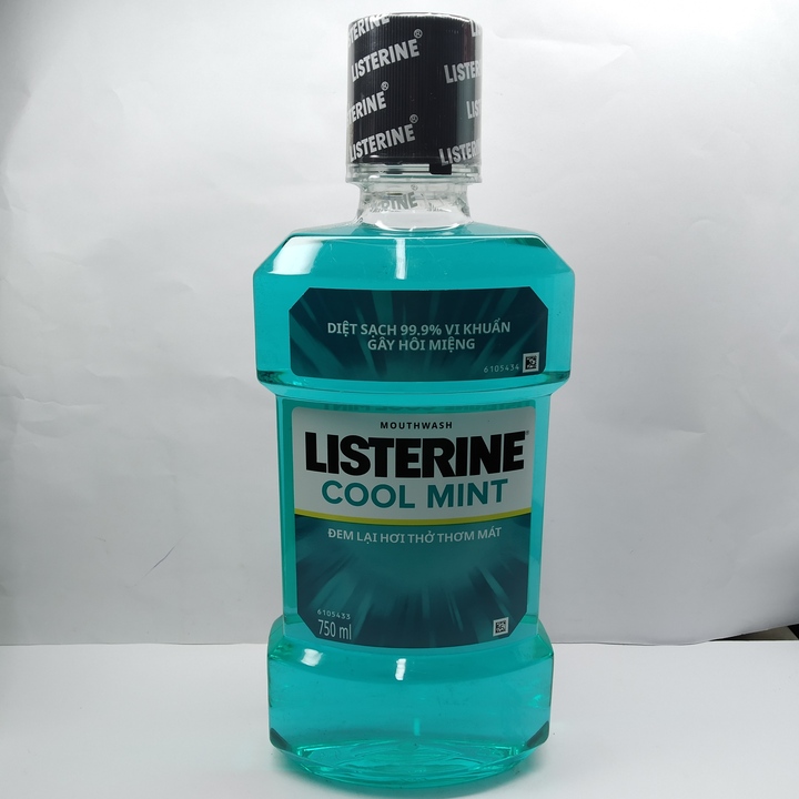 Nước súc miệng listerine hương bạc hà - chai 750ml
