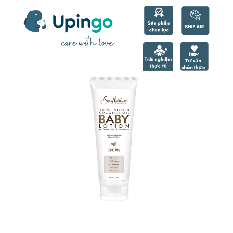 Lotion SheaMoissture Baby mùi dừa - có bill