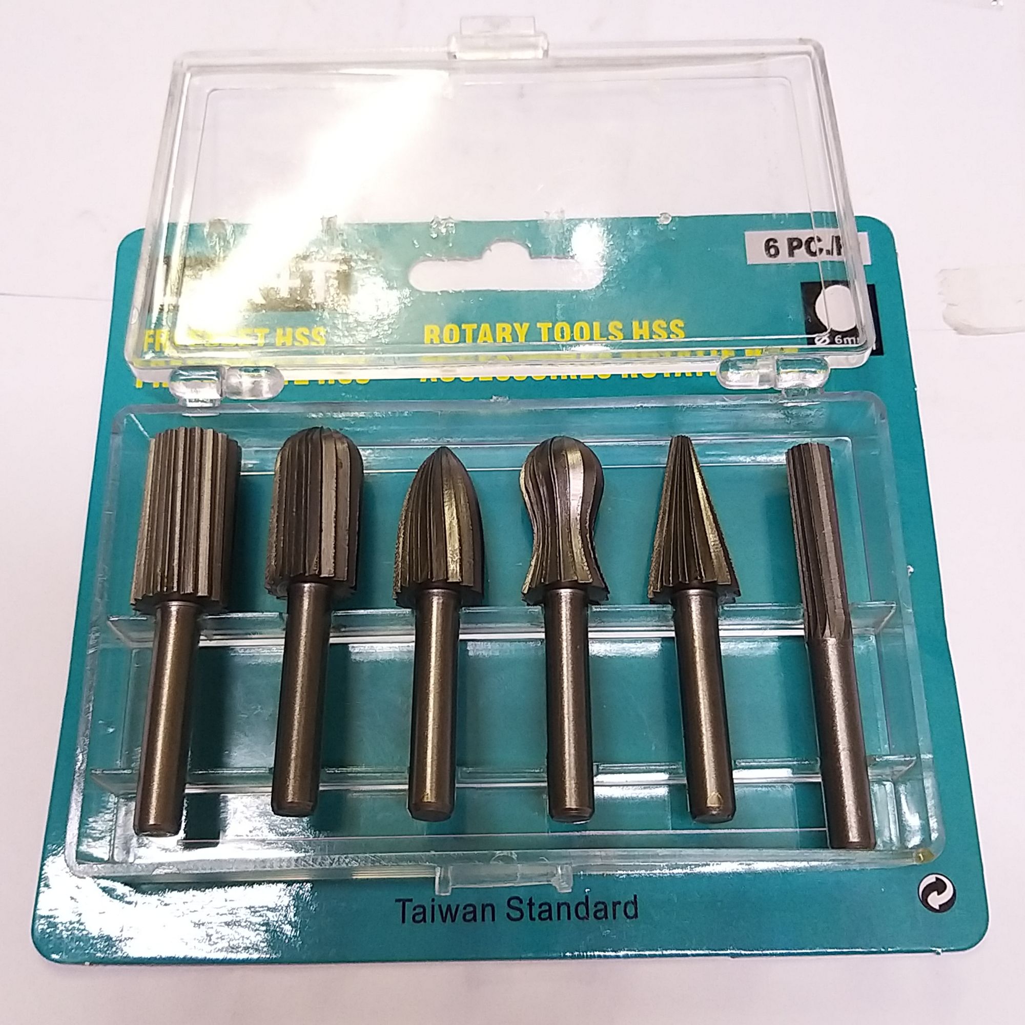 Bộ mũi mài khắc gỗ chân 6mm l+r+t