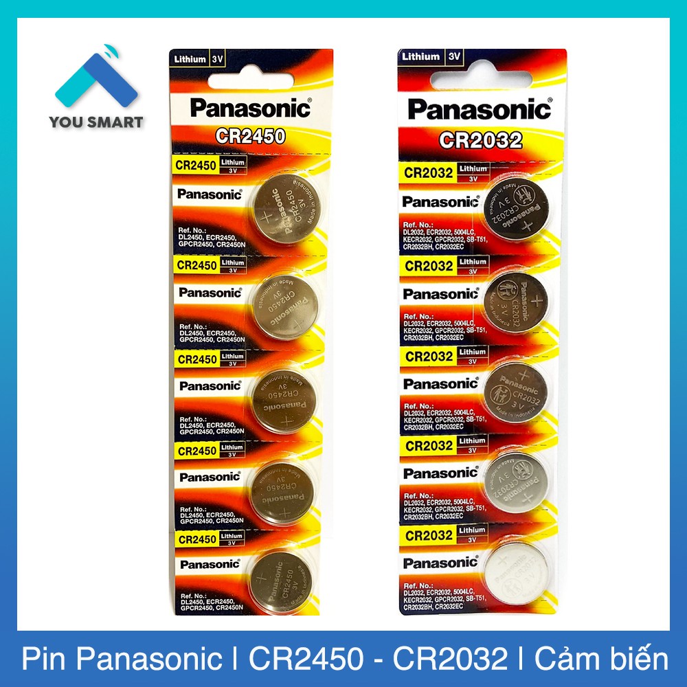 Pin panasonic cho cảm biến chuyển động - cảm biến đóng mở cửa - cảm biến nhiệt độ độ ẩm tuya smart life.