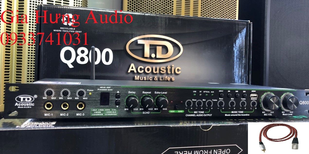 [HCM]Vang cơ lai số TD Acoustic Q800 (loại 1)