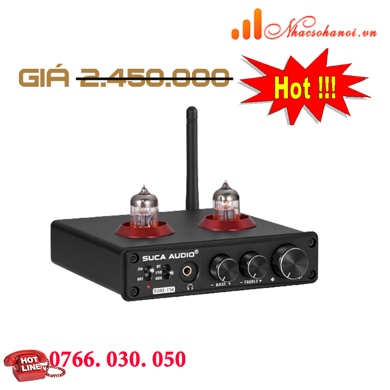 PRE ĐÈN SUCA-AUDIO TUBE T5C TÍCH HỢP GIẢI MÃ 24BIT HÀNG CHÍNH HÃNG