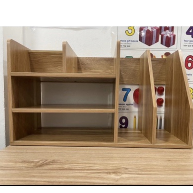 Kệ để hồ sơ và tài liệu văn phòng giá xưởng home decor - kệ sách để bàn mini gỗ mdf chống ẩm cao cấp