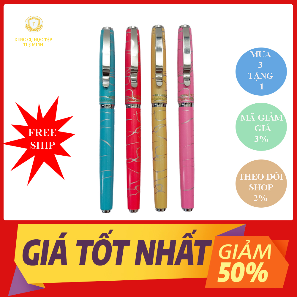 [HCM]Bút Máy Luyện Chữ Ouguwen 002, Ngòi Lá Tre Calligraphy, Tạo Nét Thanh Nét Đậm Tự Nhiên,Ngòi Không Rỉ -Dụng cụ học tập Tuệ Minh