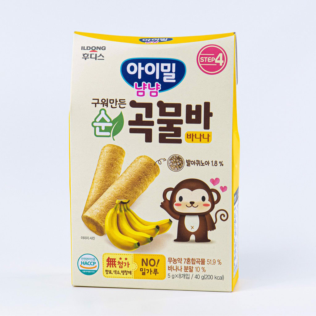 Bánh quế cuộn ngũ cốc ayimeal yum yum ildong hàn quốc vị chuối 40g - levystore - thegioihangnhap