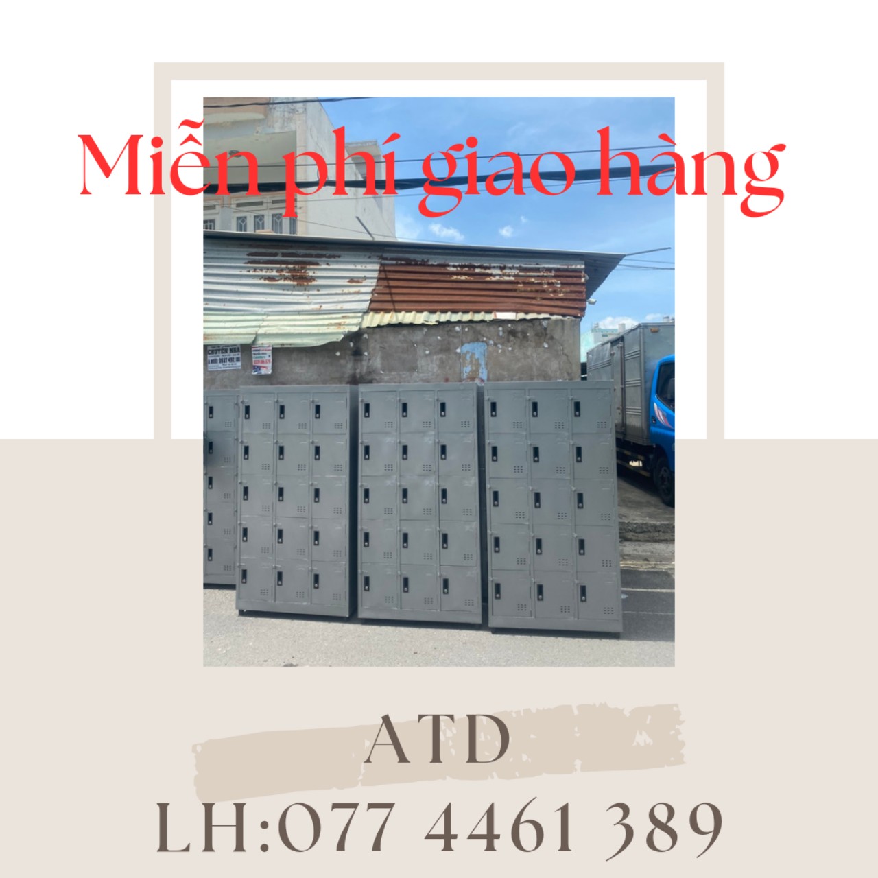 Tủ hồ sơ locker sắt có khóa đựng đồ sắt dày dặn giá xưởng HCM-Bình Dương
