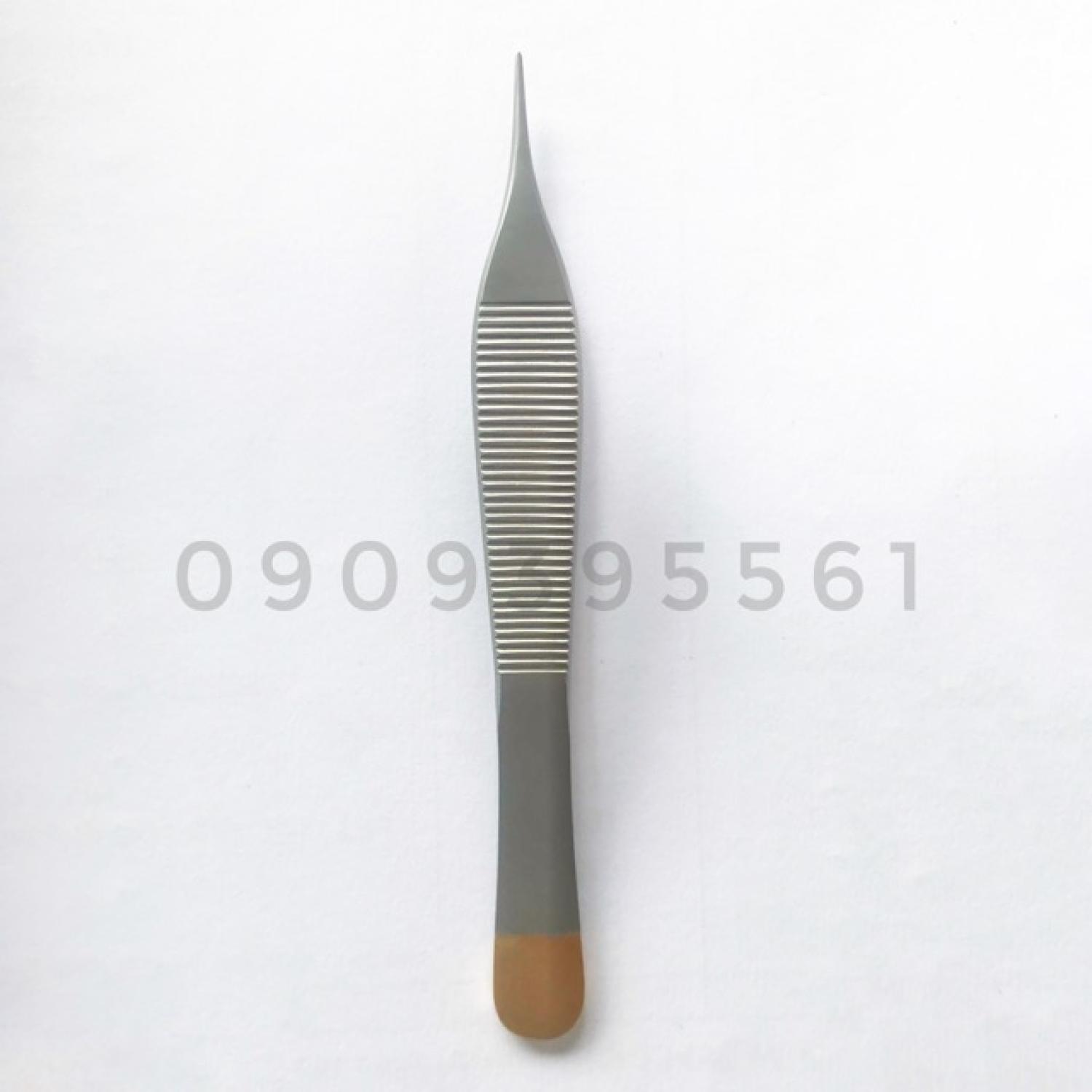 Nhíp adson có mấu cán vàng 12cm phẫu thuật