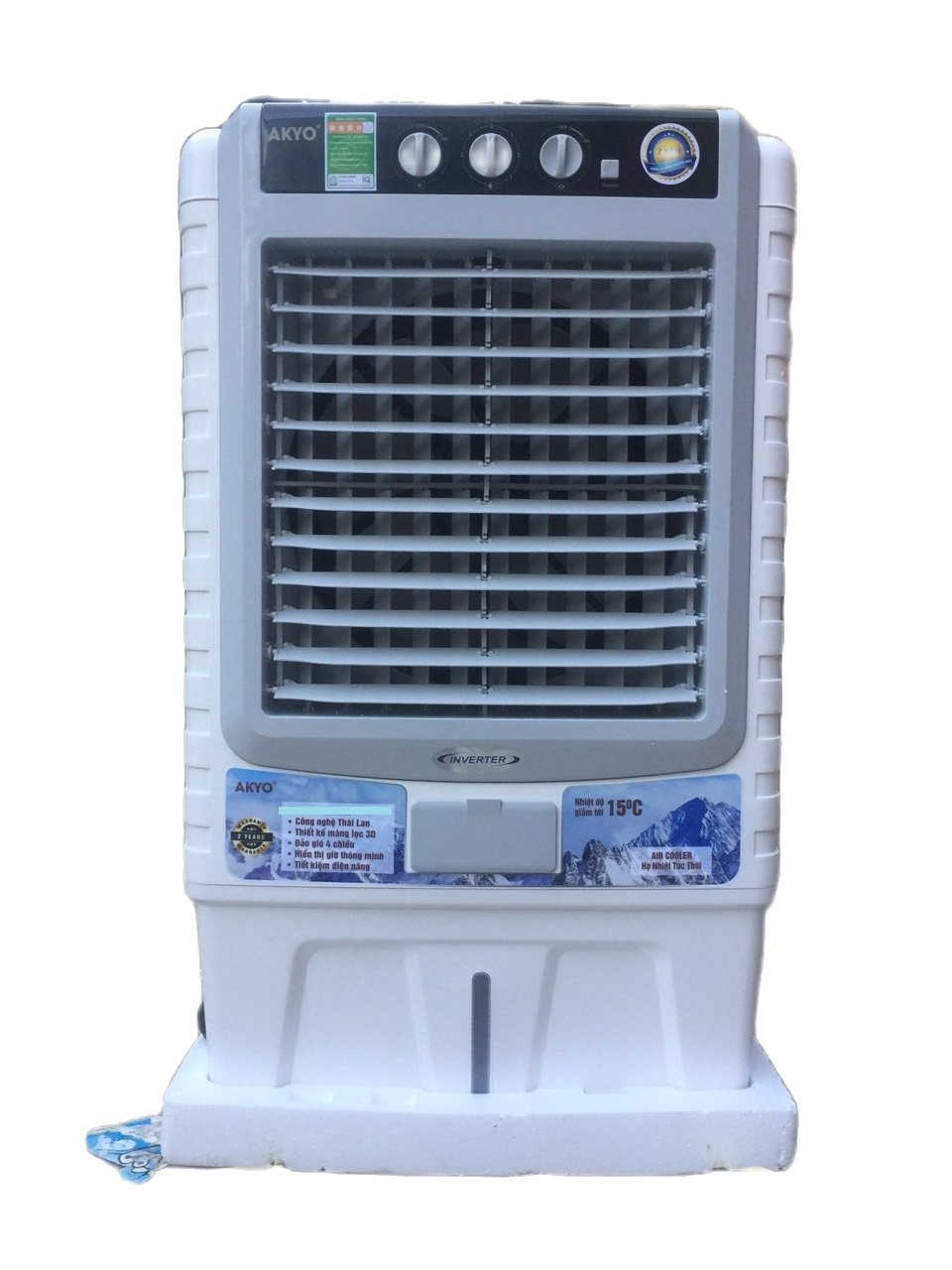 SIÊU HOT - SIÊU BỀN - Quạt điều hòa không khí AKYO AK80C made in thailand 200W lưu lượng gió 8000m3/h. BẢO HÀNH 02 NĂM