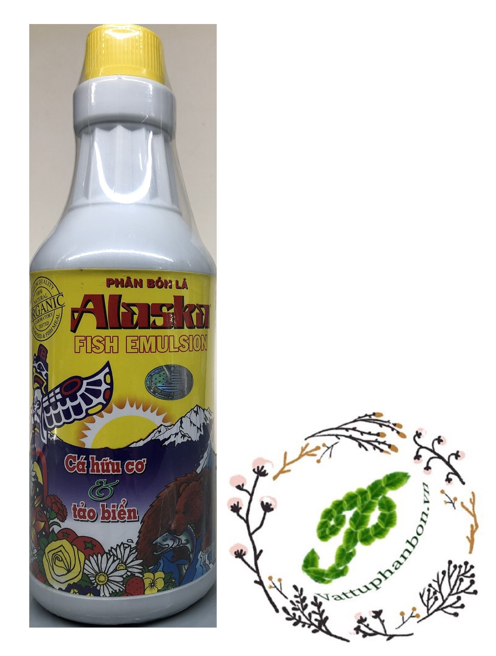 Phân bón lá cá alaska - cá hữu cơ & tảo biển - #046a# 1 lít