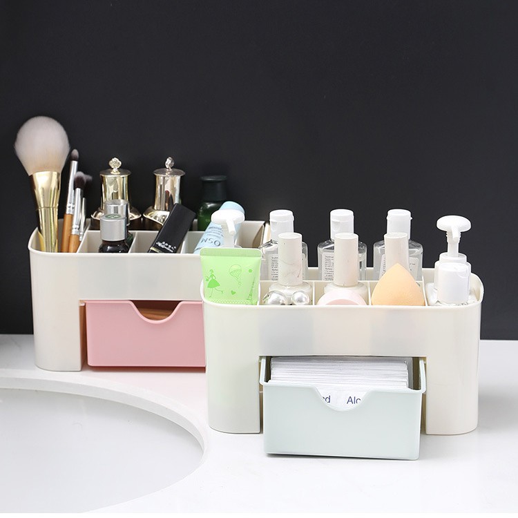 Khay Đựng Mỹ Phẩm Nhựa Nhiều Ngăn Đa Năng - BUM STORE