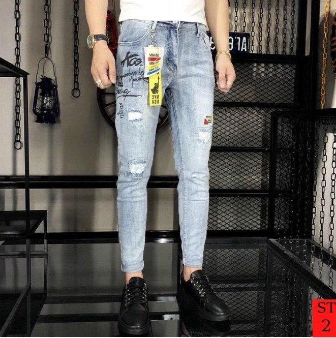 Quần jean nam,mẫu mới 2021, chất vải bò cao cấp,rách xước đẹp giá rẻ XMJ ms2