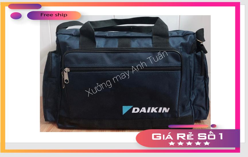 Túi Đựng Đồ Nghề - Logo DAIKIN 7 ngăn cao cấp size đại C25 x D42 x R20 - TDN7NCCSD